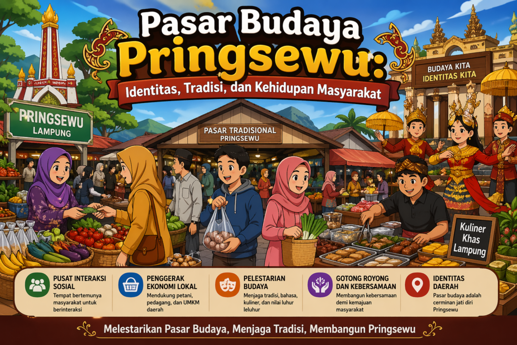 Pasar Budaya Pringsewu: Identitas, Tradisi, dan Kehidupan Masyarakat