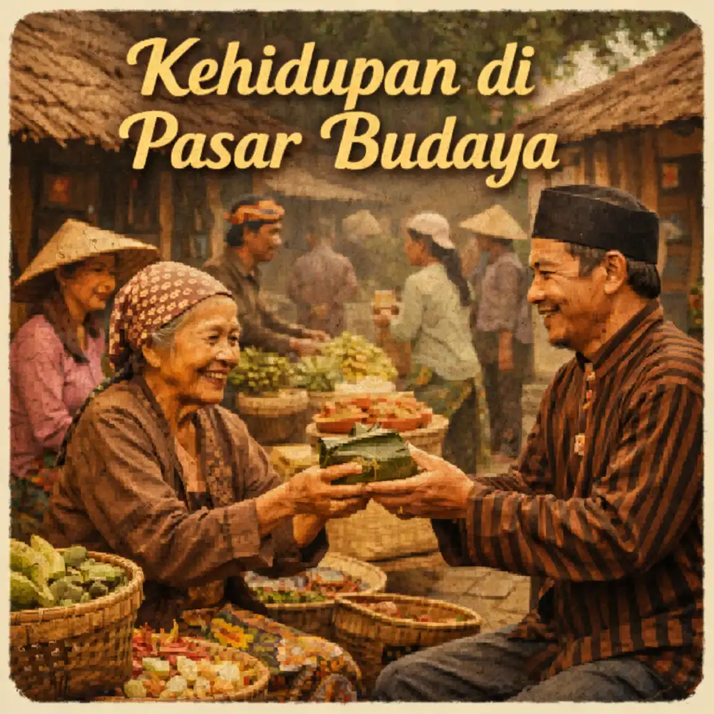 Kehidupan di Pasar Budaya Jadul yang Penuh Kedamaian