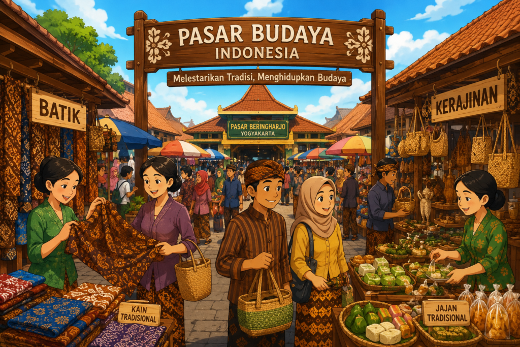 Pasar Budaya dan Pasar Tradisional Terkenal di Indonesia